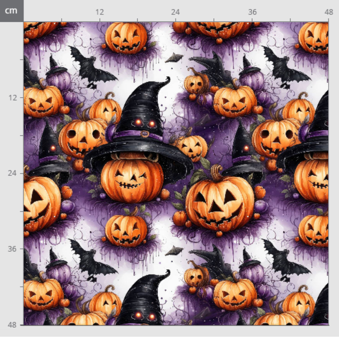 Kürbis mit Hut Halloween